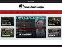 Tablet Screenshot of memorytovideo.com